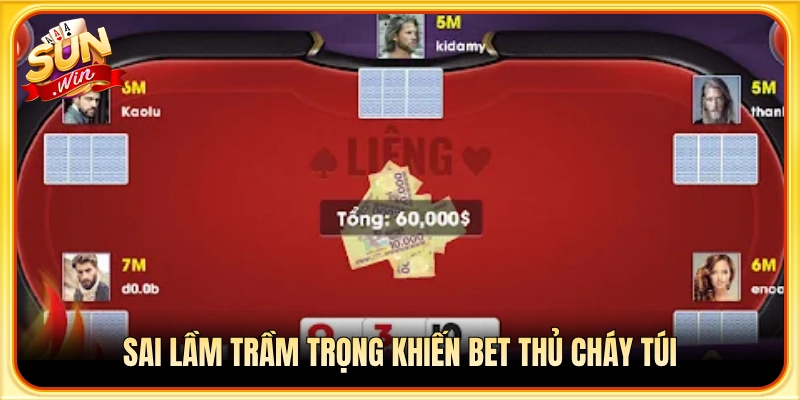 Các bẫy tâm lý và sai sót chí mạng làm bet thủ trắng tay