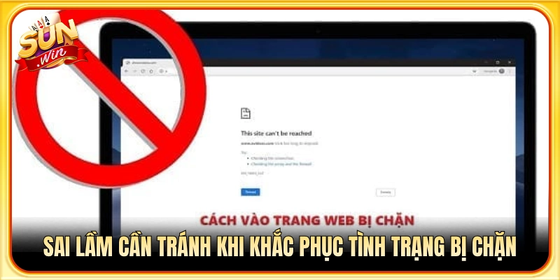 Li phổ biến khiến tài khoản gặp rủi ro khi cố truy cập liên kết bị chặn